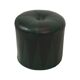 Round Vintage Green Black Pouf Two-tone Skai Sixties