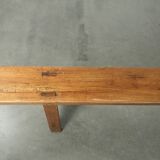 Banc de couloir brocante français / banc pour la table à manger avec un super look