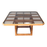 Postmodern Octagonal Square Dining Table, 1980s