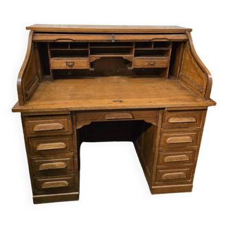 American oak desk