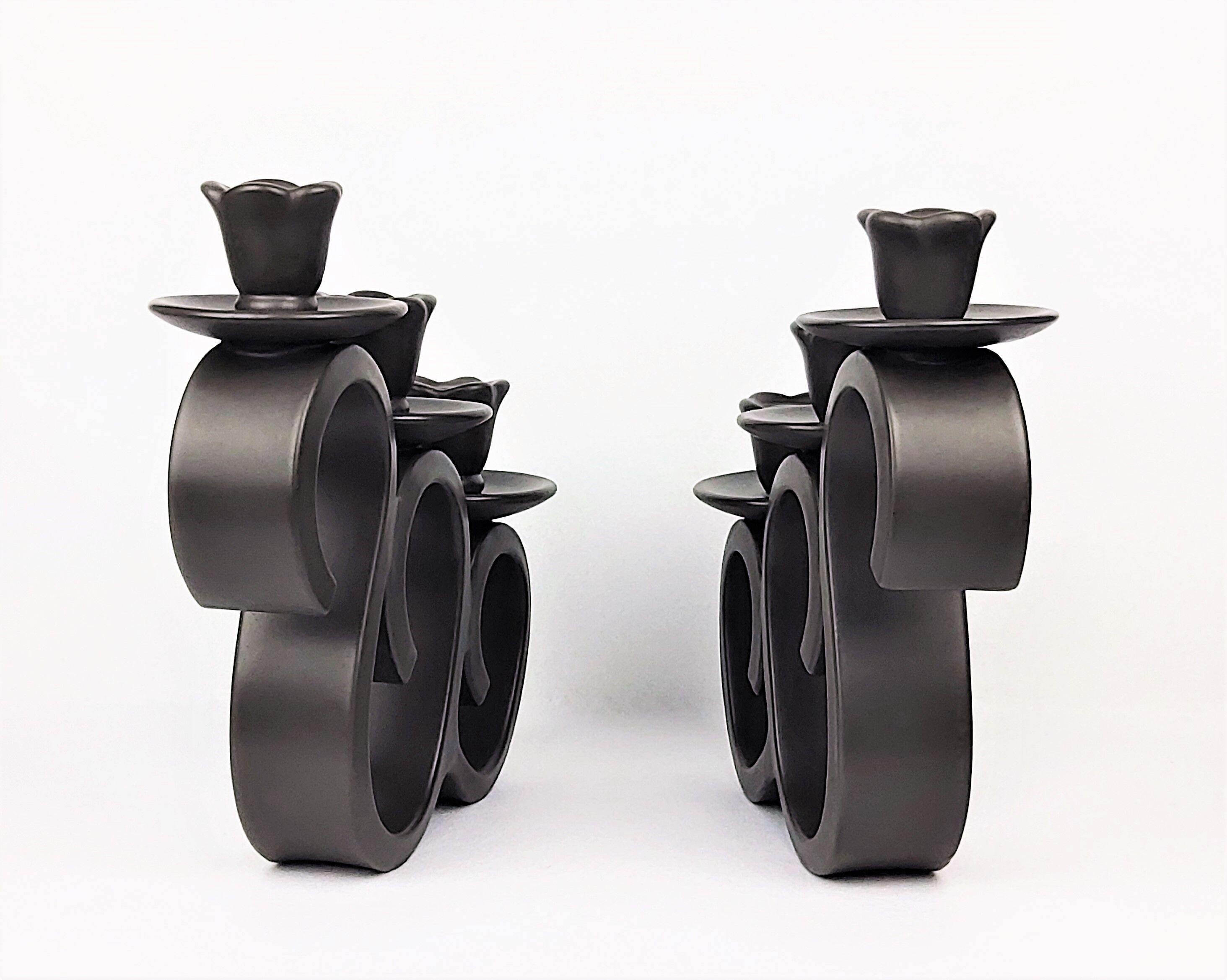 Large candlesticks Giraud Vallauris France 1950