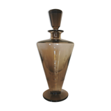 Vintage crafe round smoked glass