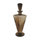 Vintage round smoked glass carafe