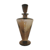 Crafe vintage ronde verre fumé