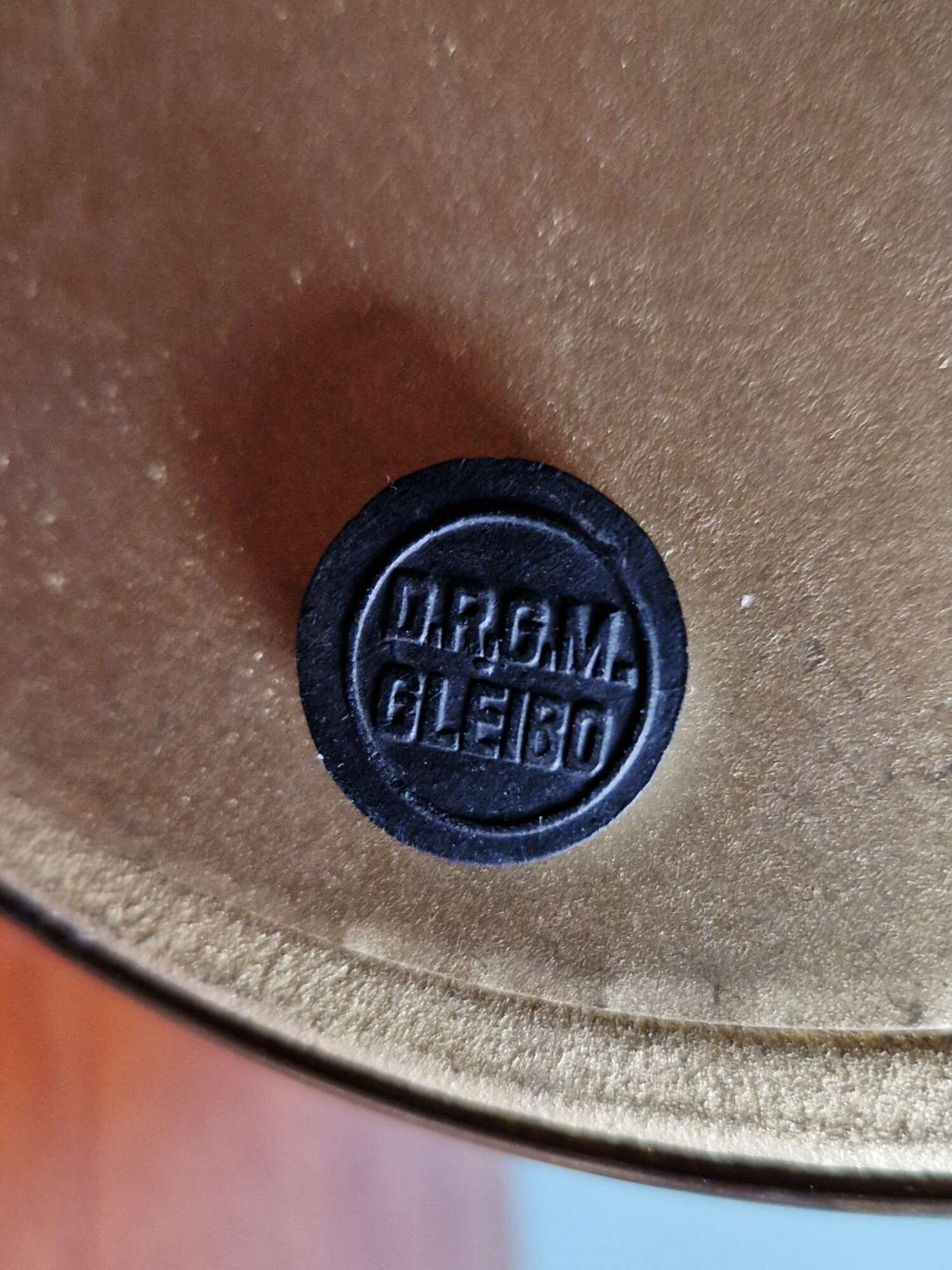 Bauhaus desk lamp in brass, Egon Hillebrand, 1930