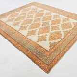 Vintage Peach & Salmon Classic Persian Rug, 240x278Cm