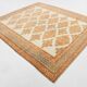 Vintage Peach & Salmon Classic Persian Rug, 240x278Cm