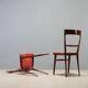 Set of 4 vintage chairs from the 1950s-60s.