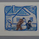Print No.12 Snowman by Josef Capek, 1929