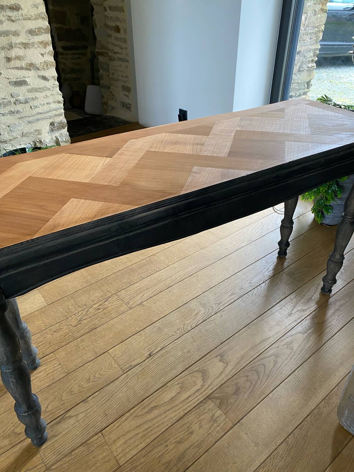 Vintage castle manor entrance furniture console