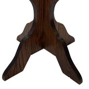 Vintage Plant Stand Side Table Oak Design minimalist