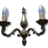 Gloss and 2 in bronze sconces