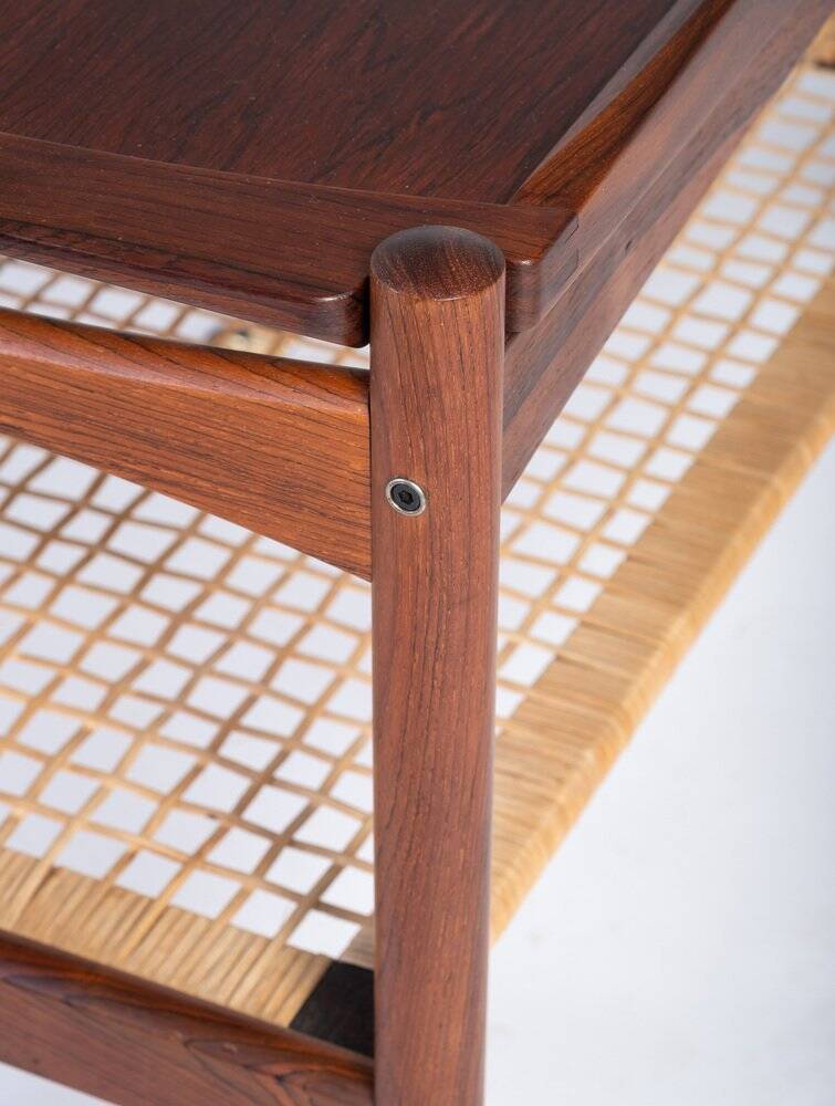 Service Trolley in Rosewood by Poul Hundevad, Denmark, 1960s