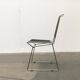 Postmodern vintage metal side chair by Rolf Rahmlow, 1980s