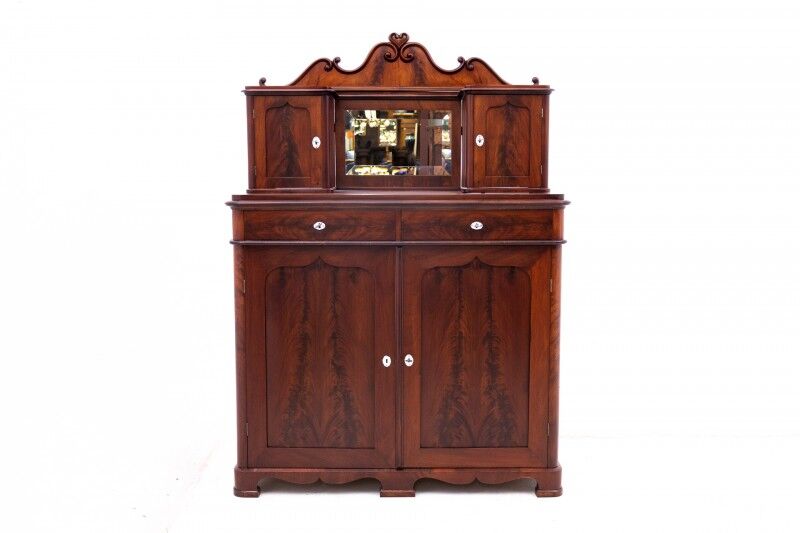 Antique chest of drawers from Northern Europe, late 19th century. After renovation.