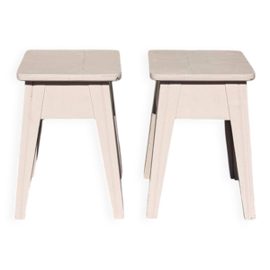 Paire de tabourets de