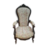 Fauteuil bergère style Napoleon III en palissandre