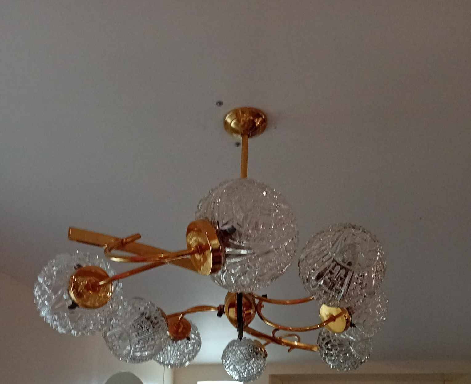 Large maison Arlus chandelier 40s/50s