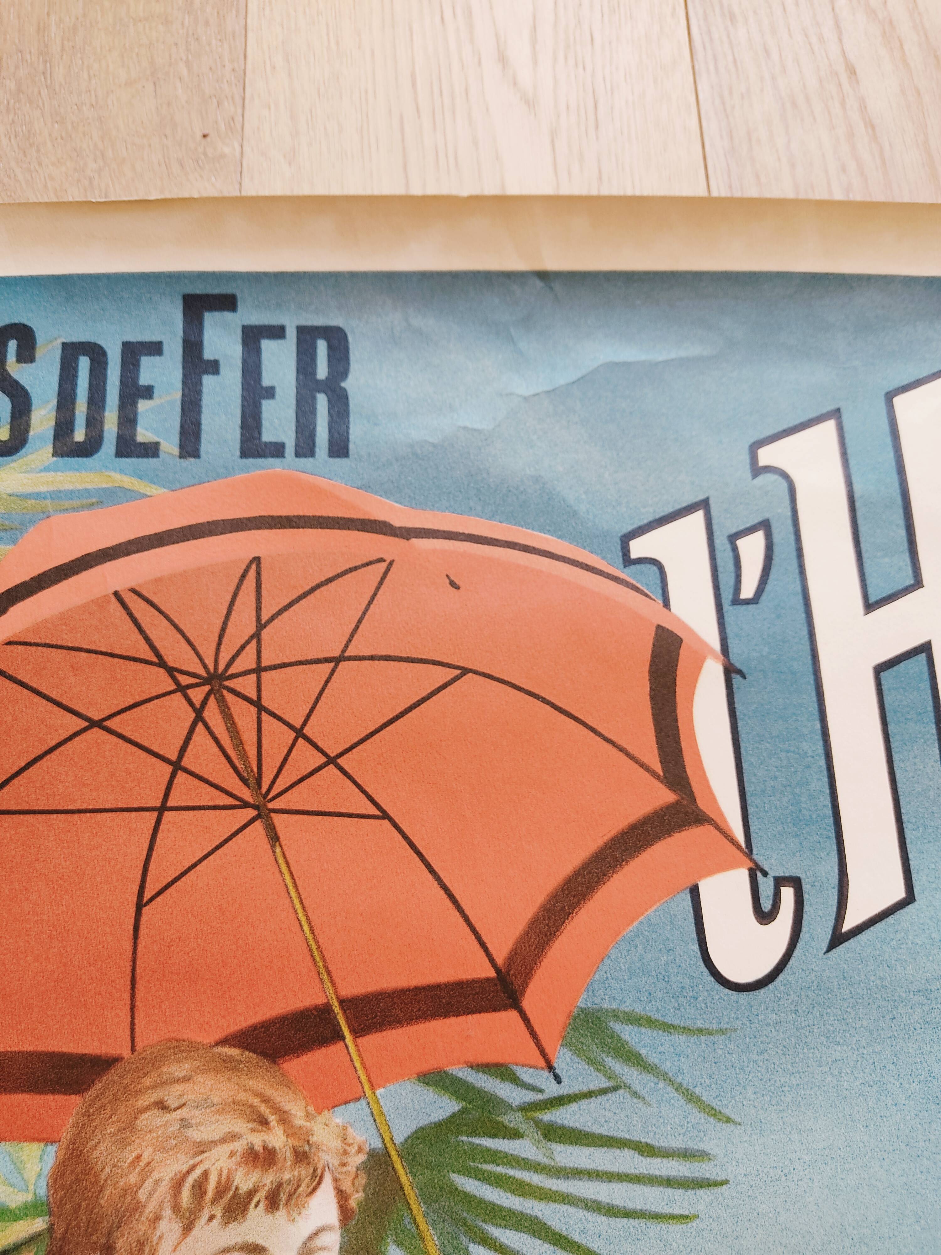 according to Hugo d'Alesi displays Chemins de fer. Winter in Nice
