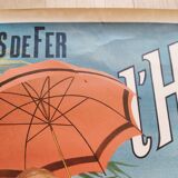 according to Hugo d'Alesi displays Chemins de fer. Winter in Nice