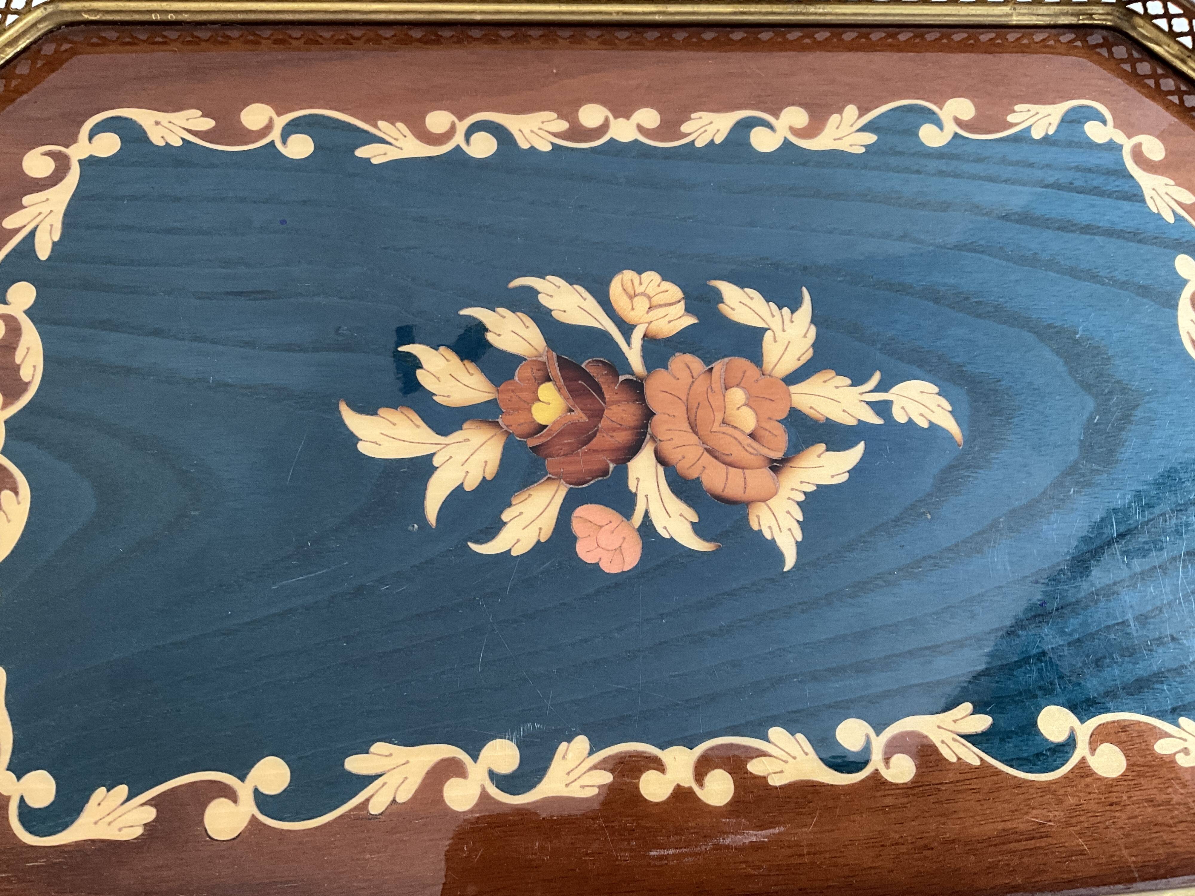 Art Deco marquetry table