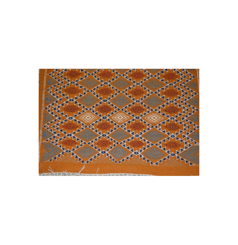 75x195cm yellow hallway kilim rug