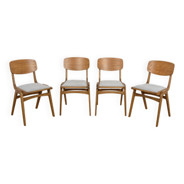 Mid-Century Boomerang Type 229XB Dining Chairs by Gościcińska Fabryka Mebli, Poland, 1960s, Set of 4