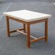 Wood and formica table with extensions