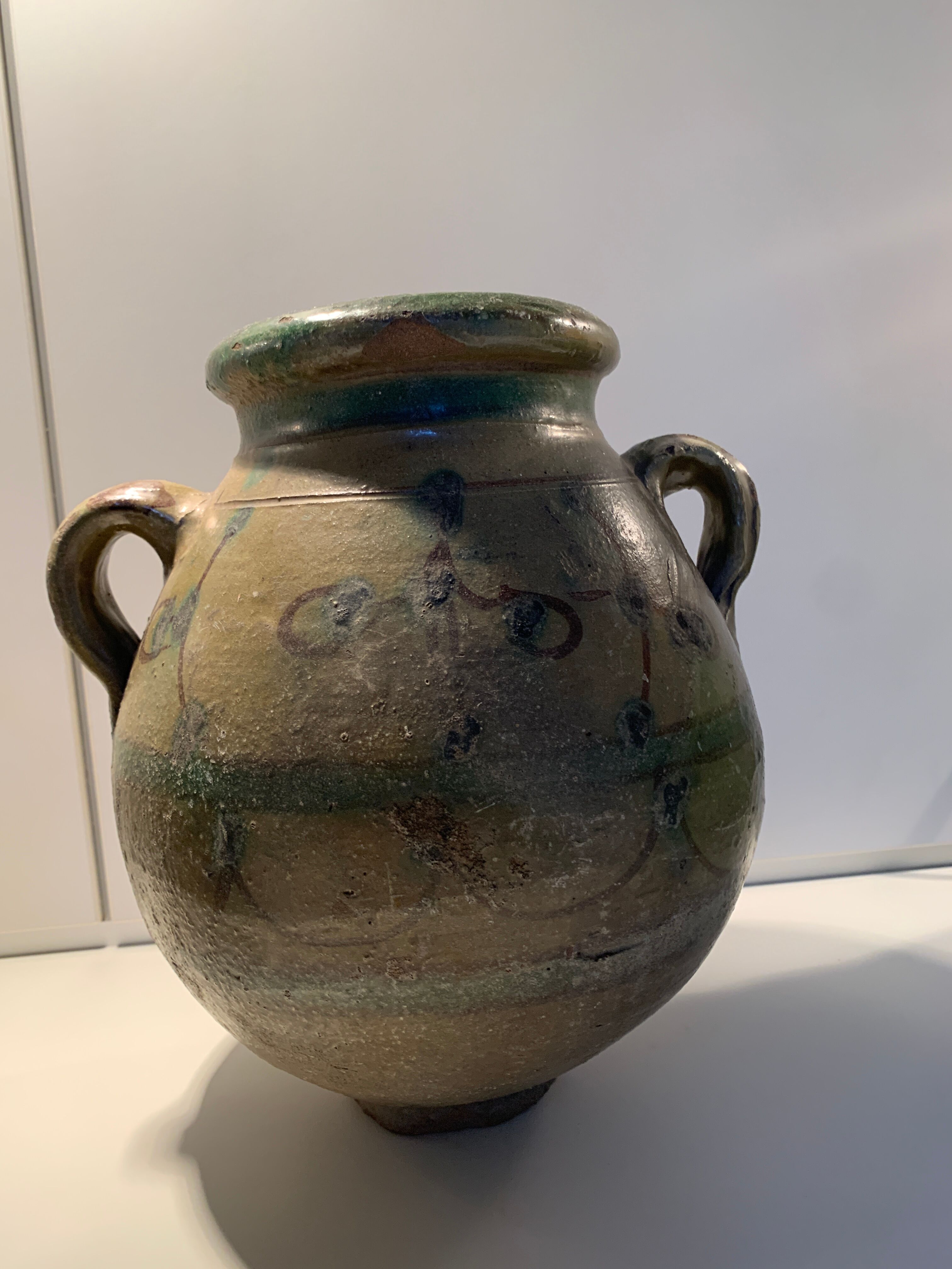 Pair of eared jars beginning. XX° North Africa