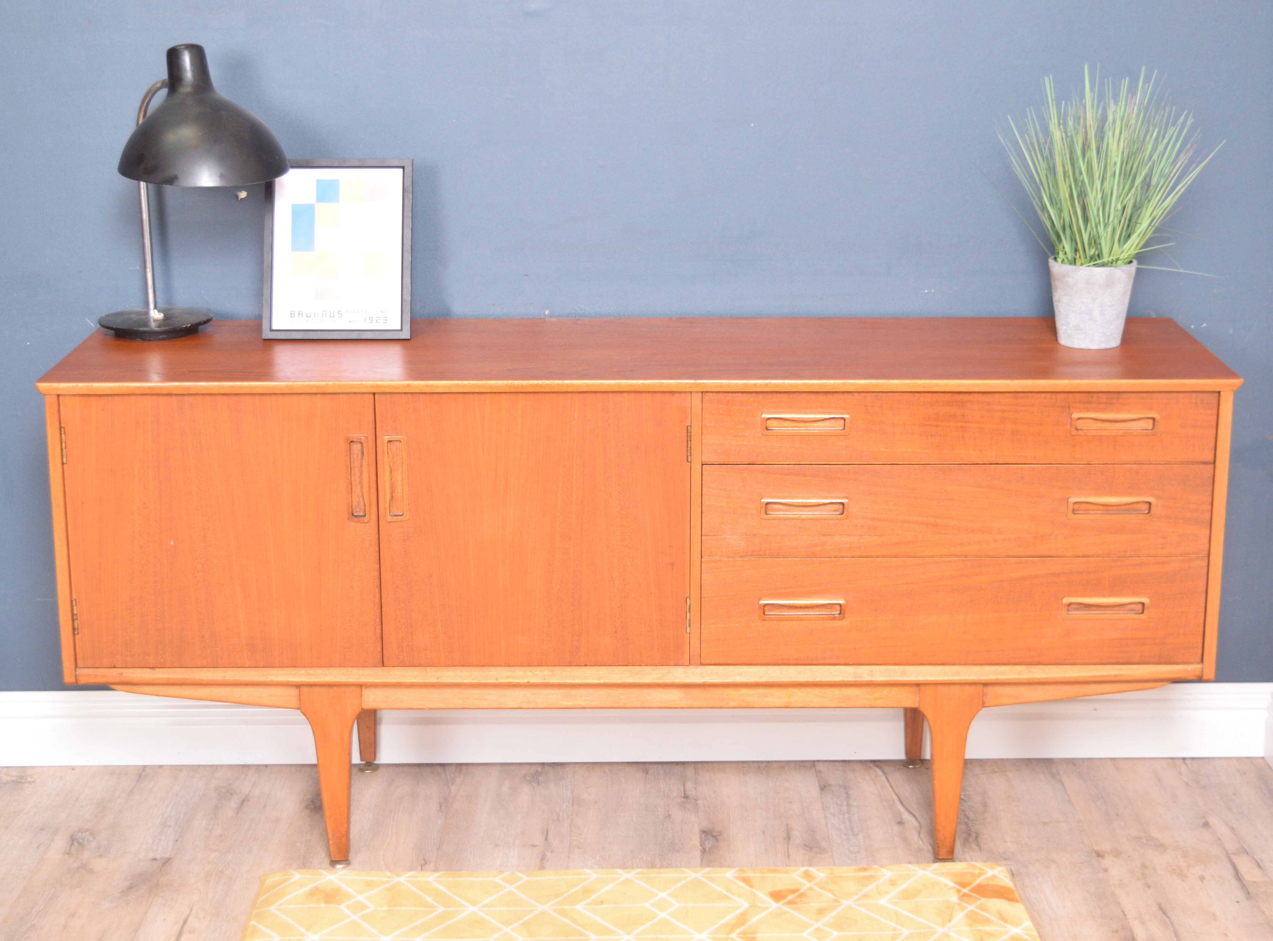 Restored Teak 1960s Jentique Sideboard Cabinet