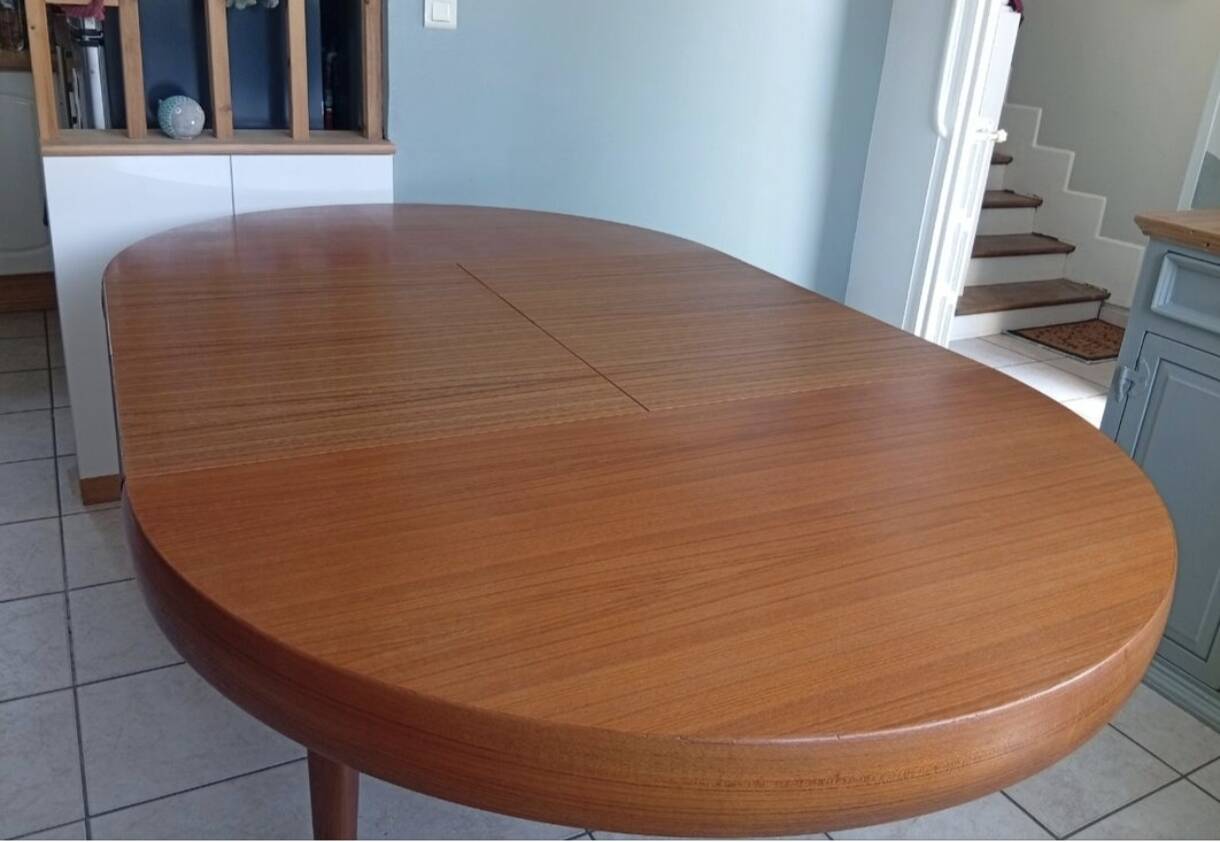 Table scandinave vintage teck
