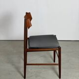 Skulptural Teak Beside Chair Denmark 50s