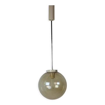 Suspension en verre du milieu du siècle Tchécoslovaquie, 1982, jusqu’à 10 pièces