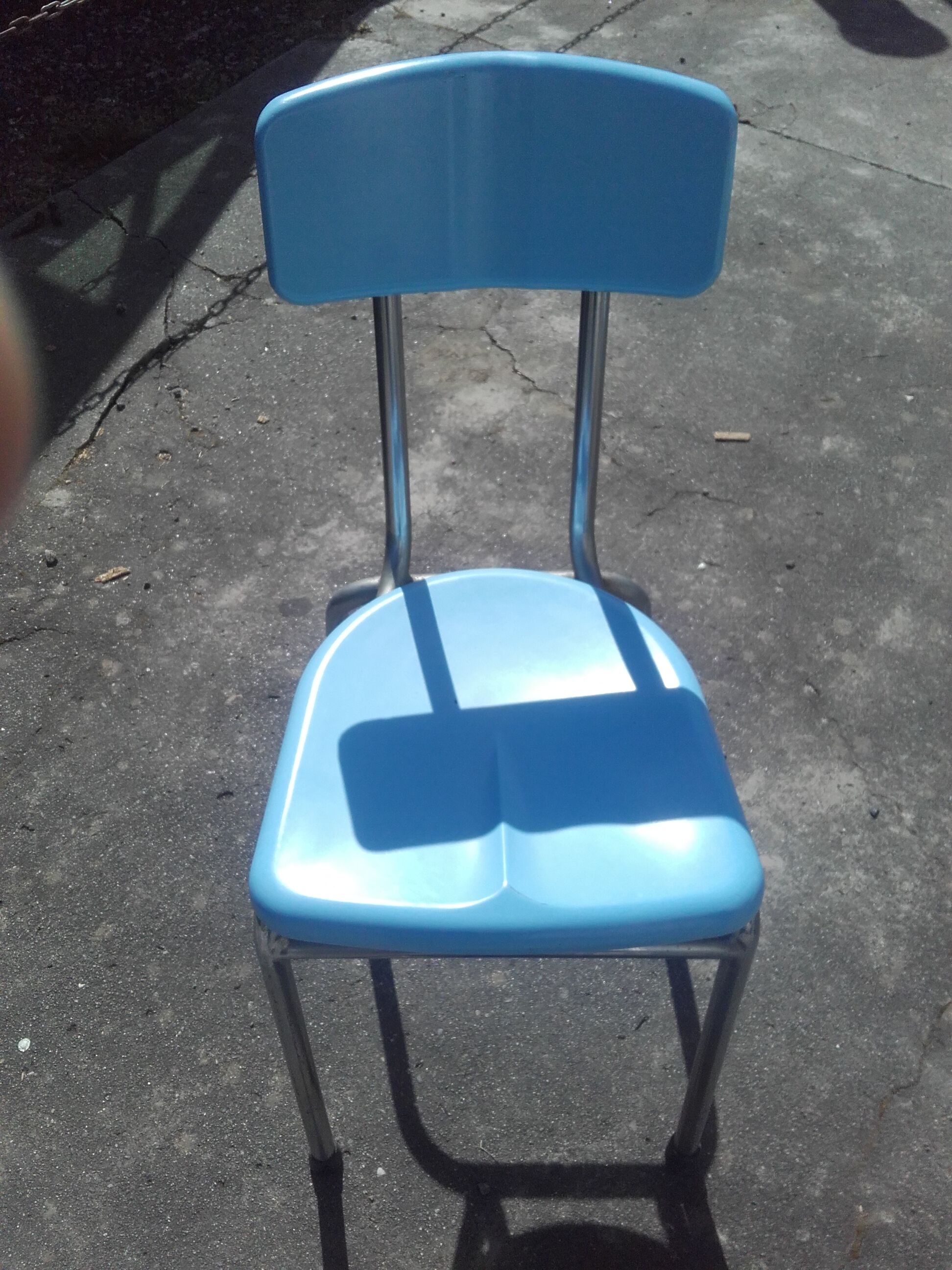Lot of four plexi chairs design by Rex