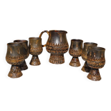 Orangeade service Vallauris Huguette & Marius Bessone 1950