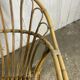 Paire de fauteuils rotin