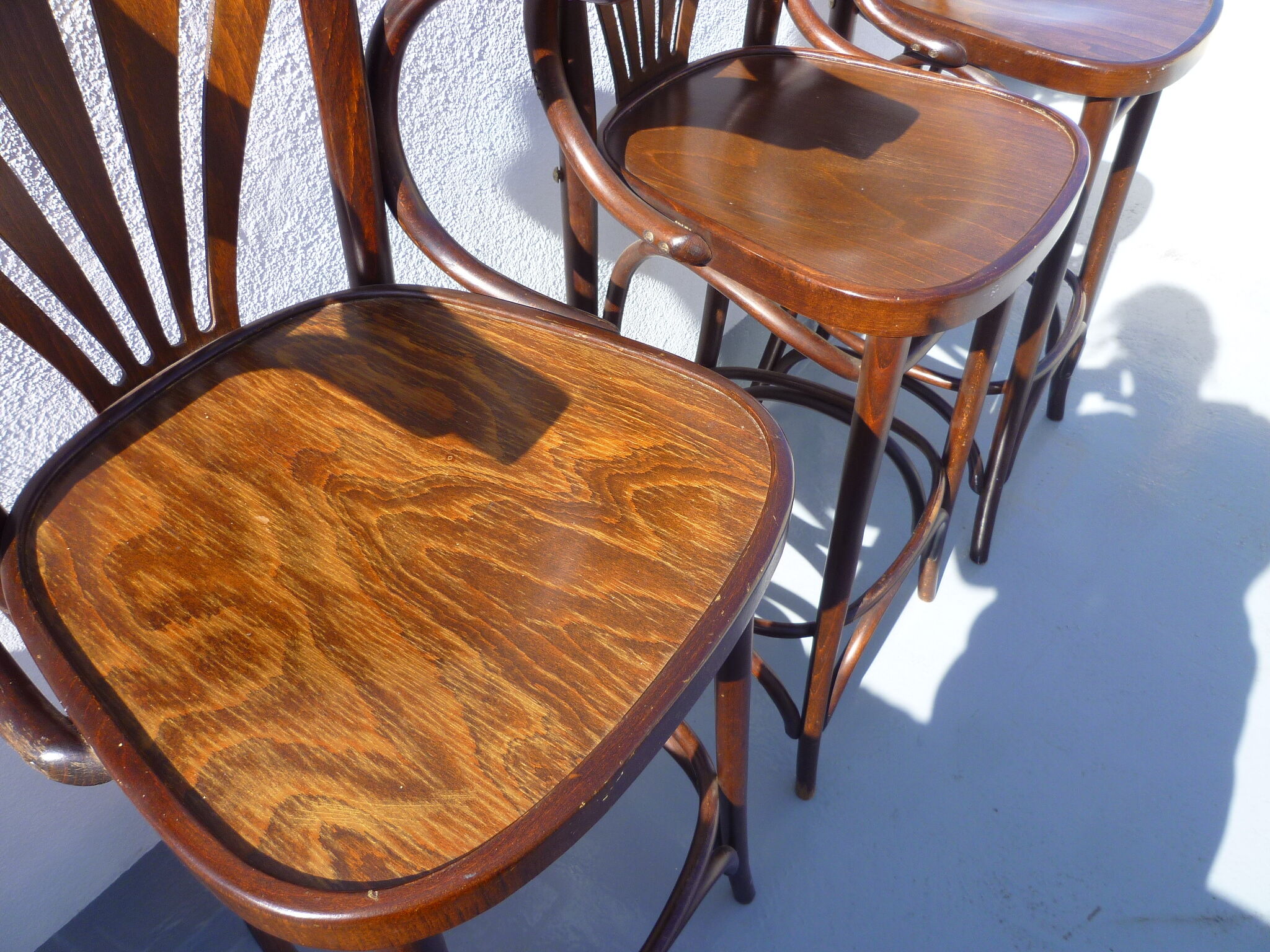 Set of 3 bistro bar stools