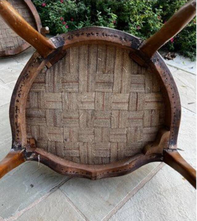 Pair of period Louis XV convertible armchairs