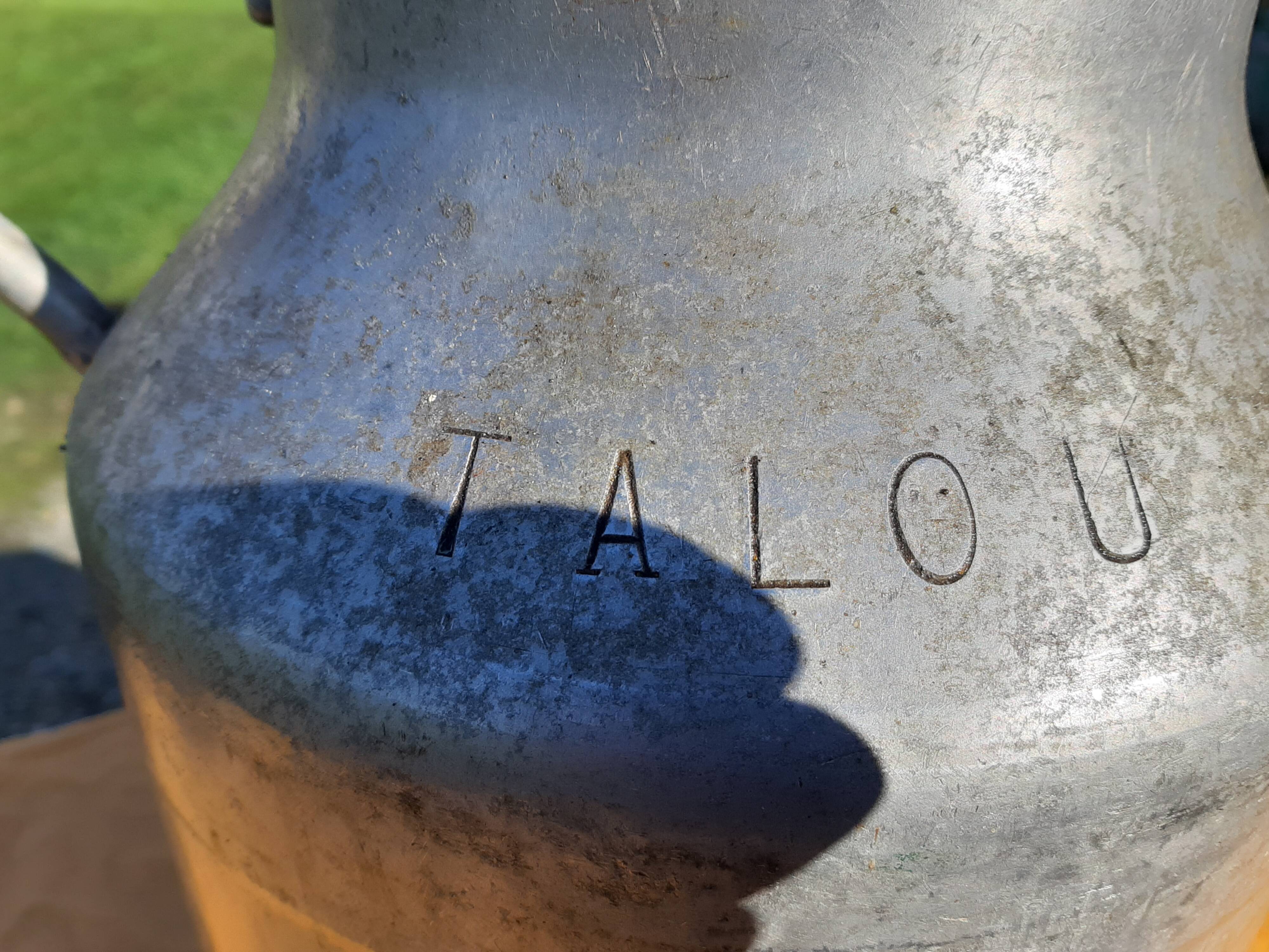 Bidon de lait aluminium Talou 37