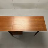 Danish teak drop leaf writing desk by arne vodder, 1960s