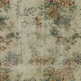 Turkish Anatolian Handmade Vintage Area Rug 197 cm x 116 cm