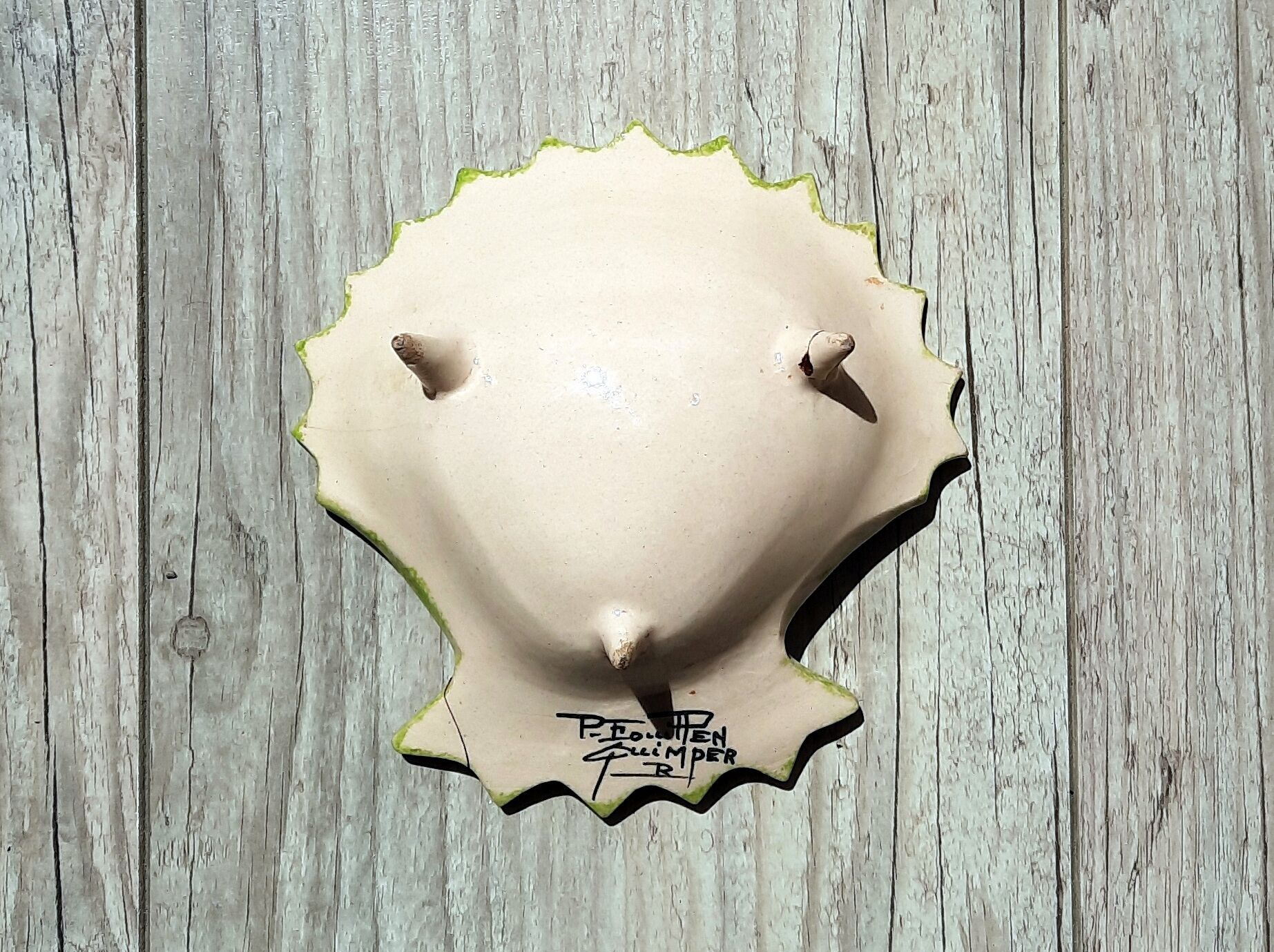 Empty pocket saint jacque Paul Fouillen - Faience de Quimper