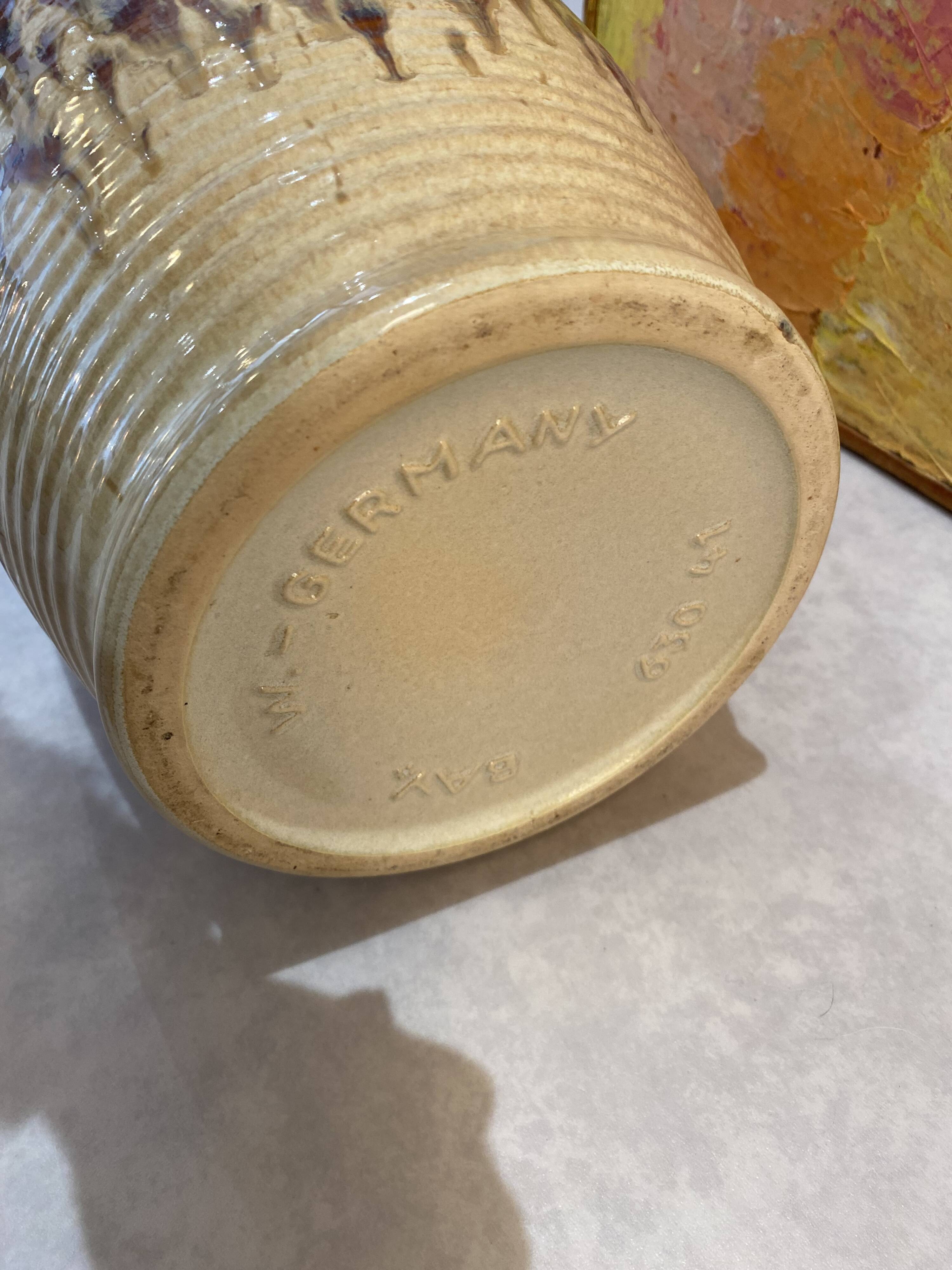 Large West Germany ceramic vase, vintage