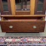 19th-century English mahogany library