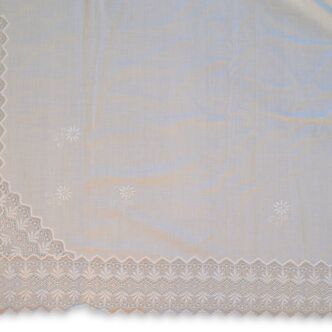 Drap plat , dentelle