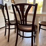 4 bistro chairs 1950