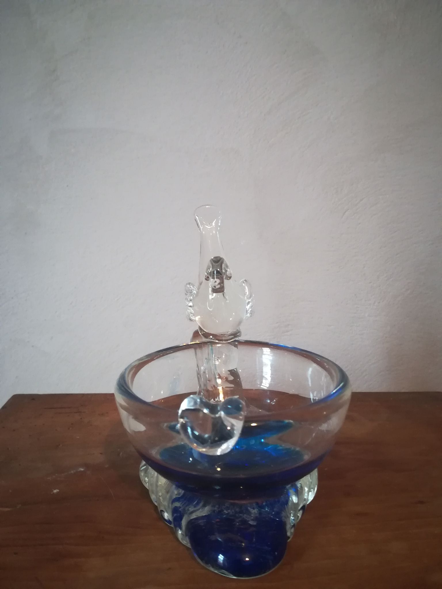 Cendrier en verre de Murano
