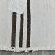 2x8 white brown hemp runner rug 57x260cm