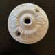 Hanging lamp, 2 m fabric cable, porcelain ceiling rose