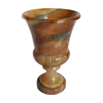Ancient Medici vase in Italian alabaster from LALOUE Paris